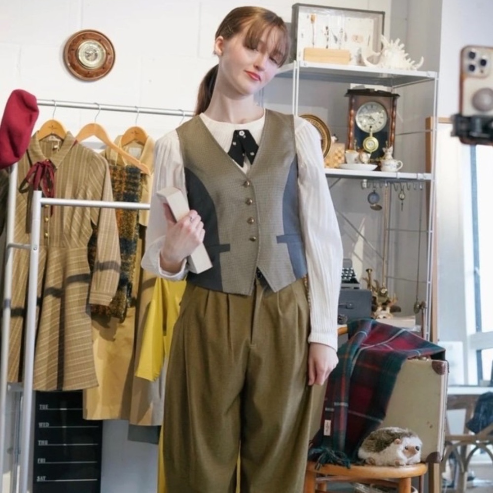 MISS PATINA "Marley" WAISTCOAT/VEST in Size UK 10 (part of CO-ORD SET)
